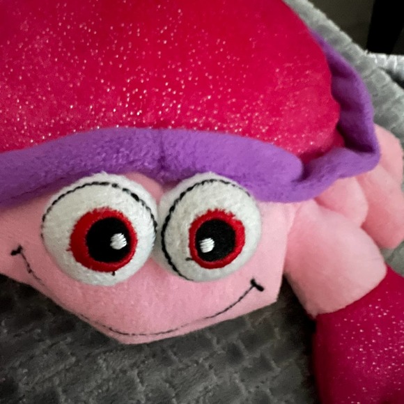 Adorable BMi Merchandise Pink Crab Plush Stuffed Animal Toy NWOT - Picture 2 of 7